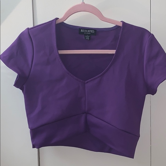 Purple crop top - Picture 2 of 3